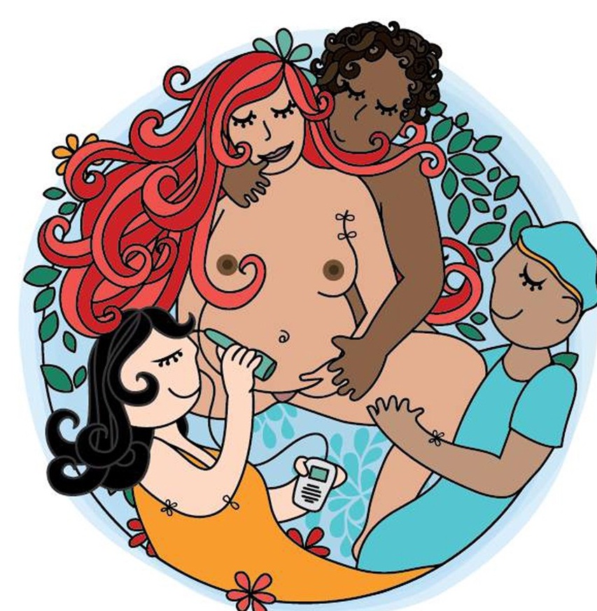 Primer parto inclusivo en Chile: Joven sorda tuvo interprete de señas durante su embarazo y parto