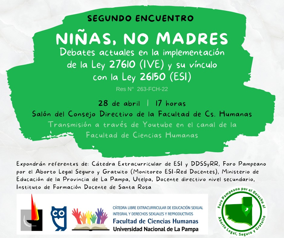 ¡Niñas, no madres! - Debates actuales en la implementación ley 27.610, su vínculo con la Ley 26.150 